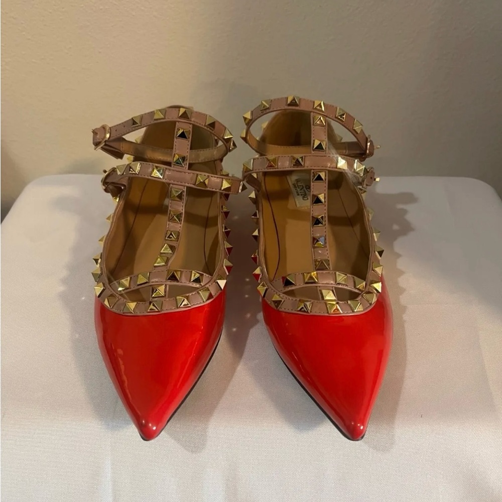 Valentino Rockstud Caged ballet flat. 41